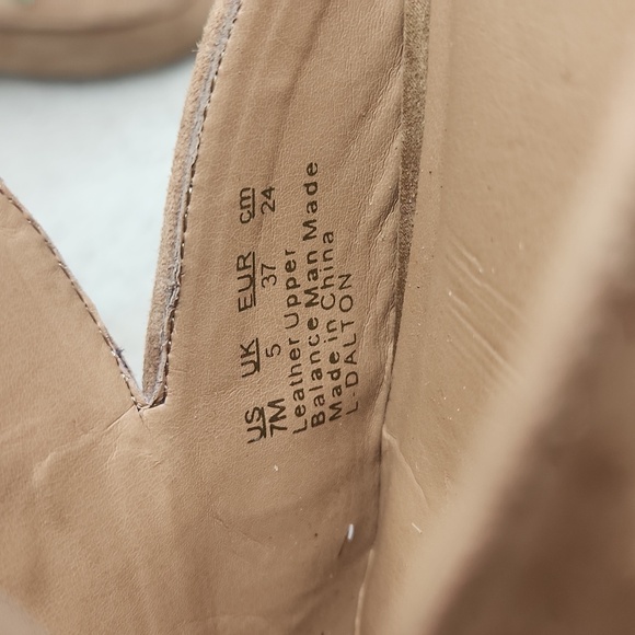 Franco Sarto Women's Brown Embroidered Mules - Picture 4 of 5